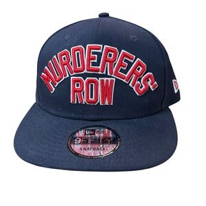 New Era 9FIFTY Murderers Row Snapback Hat Navy Red Adjustable